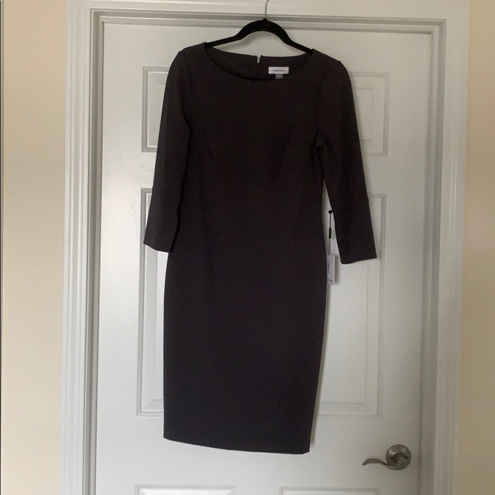 NWT Grey Calvin Klein dress